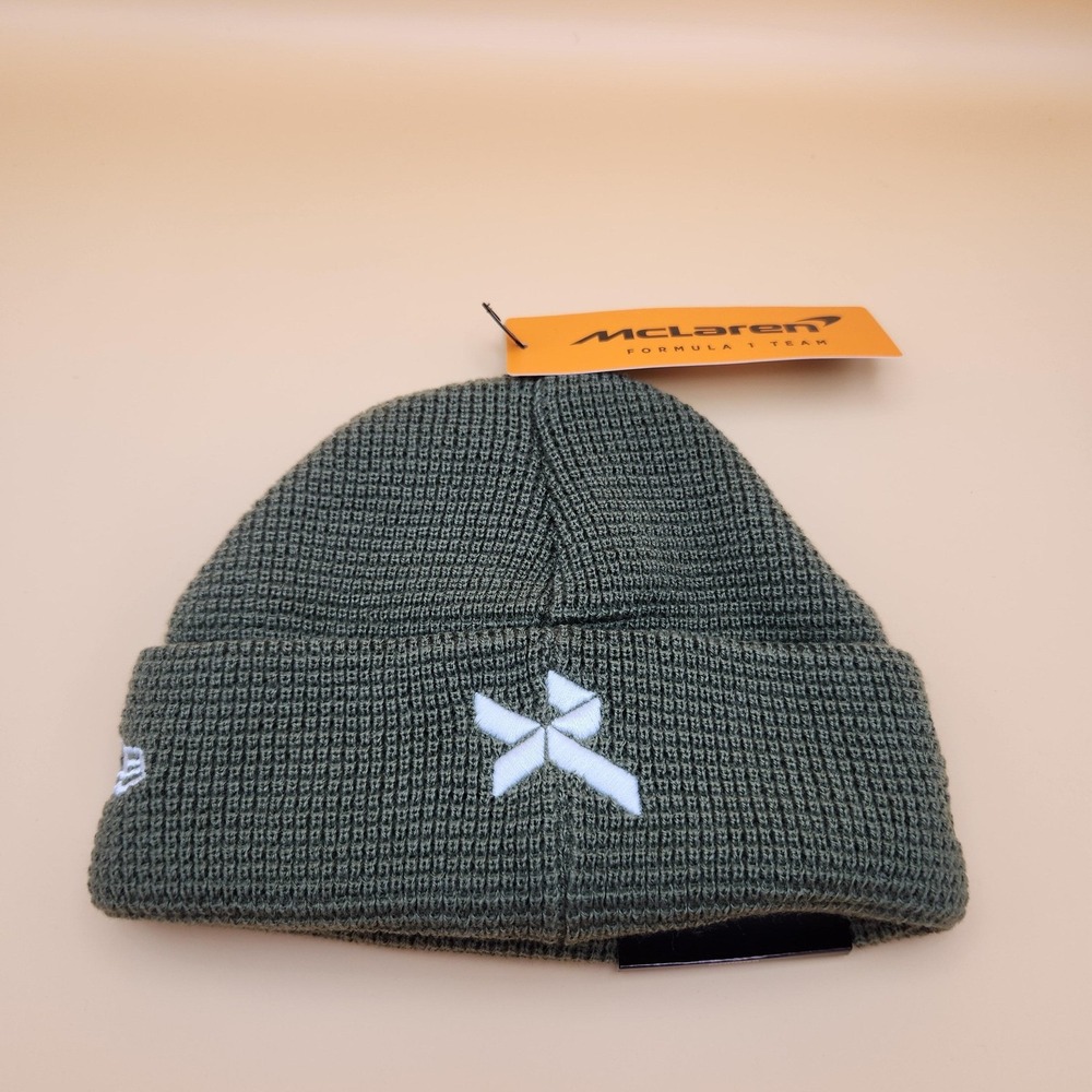 McLaren Hat Cap Beanie Short Cuff Embroidered F1 Racing New Era OSFM‎ Mens